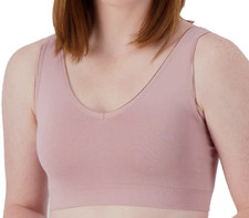 Anybody All-Day Solid Wirefree Bra Removable Cups Large Brown A217011 9788