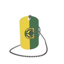 Dog Tag Flag Bunting Asperg Dog Tag Aluminium 30 x 50mm