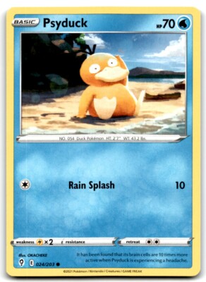 2021 Sword & Shield - Evolving Skies Psyduck 4 Basic/Common #24