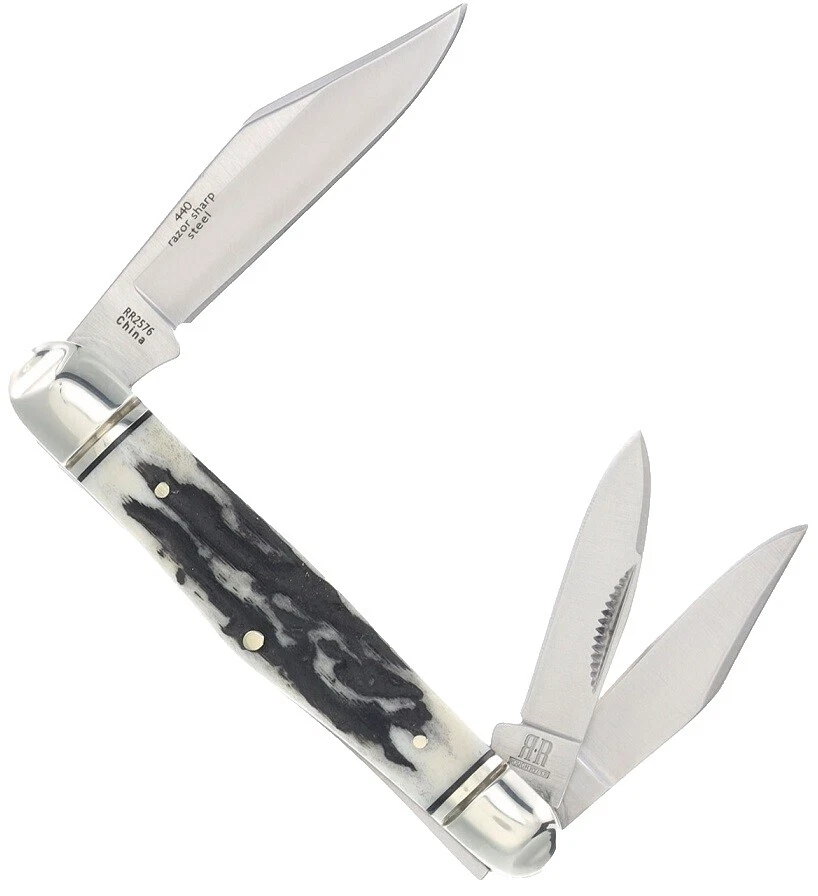 Ручка черная коллекционные складные ножи костяная ручка