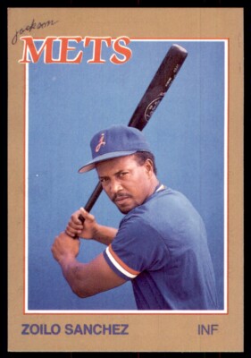 1988 Grand Slam Zoilo Sanchez Baseball Card #2