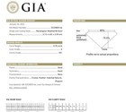 GIA 14k white gold .70ct VS1 E princess diamond engagement ring 3.9g estate 5.75 — photo 5