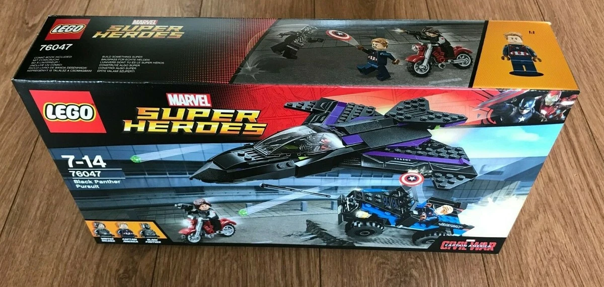 Lego captain america civil hotsell war black panther pursuit