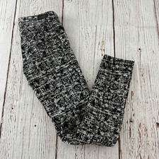 AG Adriano Goldschmeid Super Skinny The Legging Pants Women's 28 Black White