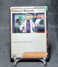 Professor's Research Rare Holo 2024 PALDEAN FATES Pokemon TCG Card 088/091