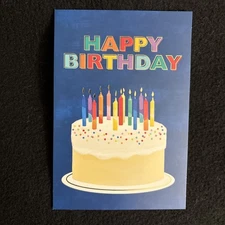LIQUIDATING-Hallmark Birthday Greeting Note Card “Happy Birthday…”