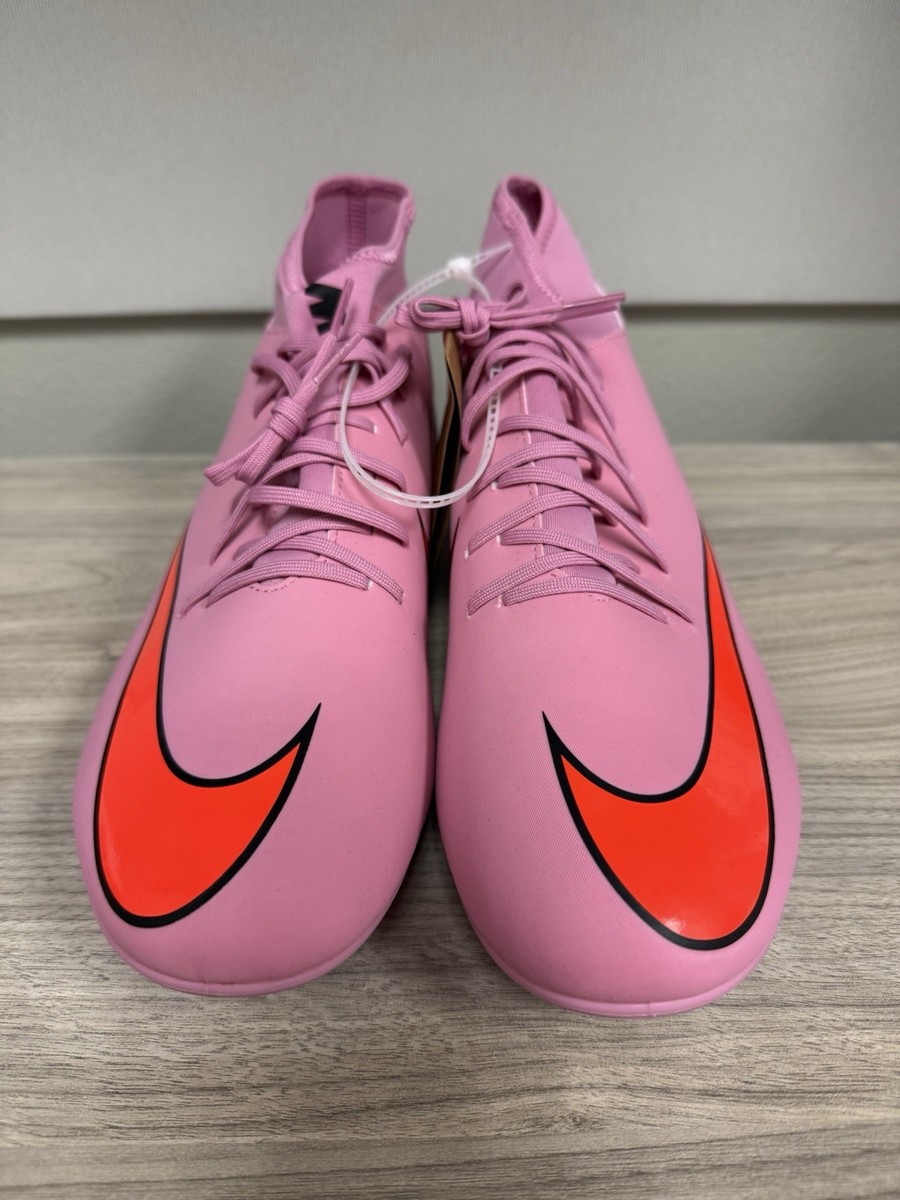 Nike Mercurial Superfly 9 Academy MG Pink Orange Soccer Cleats