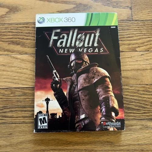 Fallout: New Vegas Microsoft Xbox 360 (2010) Complete in Box with Slip Cover