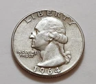 1964 Washington Quarter 90% Silver       (X011)