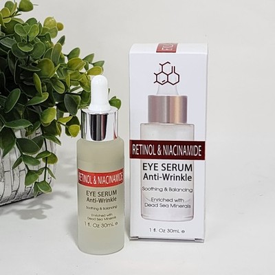 Spa Cosmetics Retinol & Niacinamide Eye Serum Anti-Wrinkle w/Dead Sea Minerals