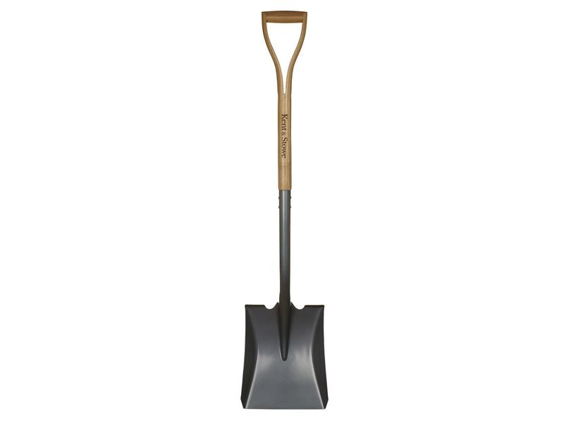 Kent & Stowe Carbon Steel Square Mouth Shovel, Fsc - Grey - Image 4