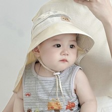 Baby Sun Hat Thin Fisherman Hat Quick Drying Mesh Bucket Hat Outdoor Headwear