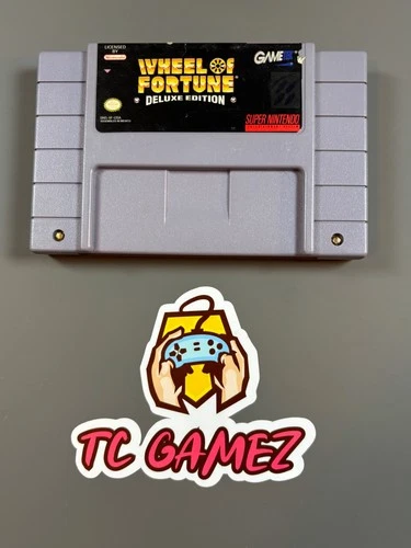 Wheel of Fortune Super Nintendo SNES Authentic Works
