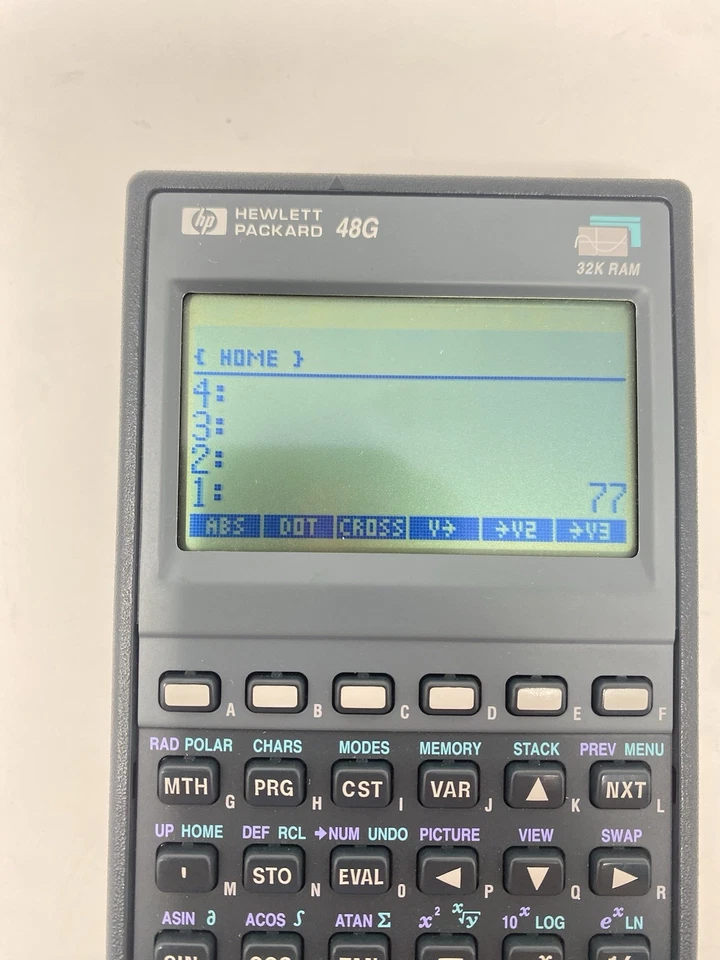 Hewlett Packard HP 48G Graphing Calculator 32K RAM with Protective Carrying Case - Image 3 of 4