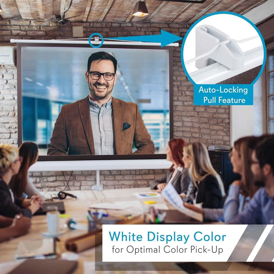 Pantalla de proyector portátil de 50 pulgadas con trípode: ligera y duradera NEW - Image 3 of 4