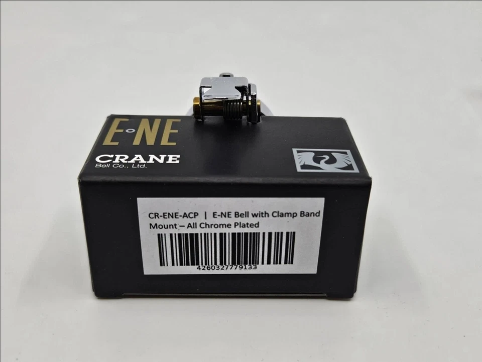 💥GRÚA CAMPANA BICICLETA E-NE negra con abrazadera cromada E NE Foto 3 de 4