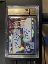 2017 Bowman’s Best Mike Trout/Kris Bryant Dual Atomic Auto 4/10 BGS 10