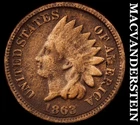 1863 Indian Head Cent- Semi Key Better Date No Reserve #J1741