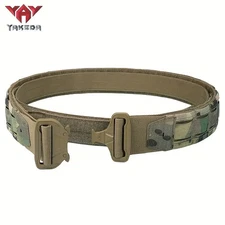 Molle Tactical Battle Belt. 1000D Heavy Duty Nylon Riggers Belt.  2 COLORS.