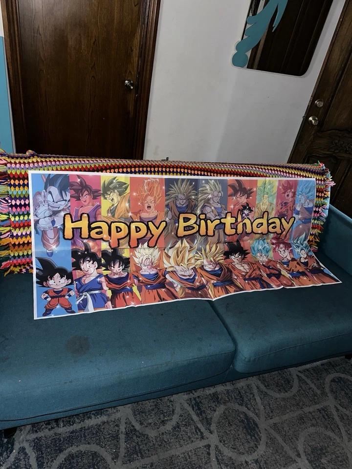 Баннер с днем рождения Dragon Ball Z - Изображение 3 из 4