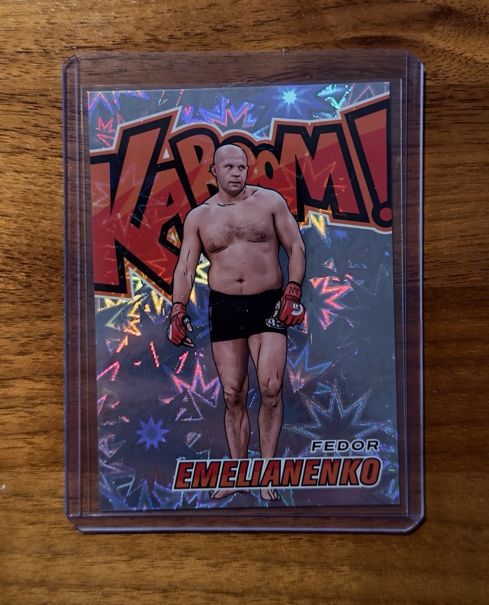 2025 Debut Panini Combat Anthology FEDOR EMELIANENKO KABOOM SSP 