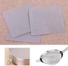 LTKJ 3Pcs Stainless Steel 50 Mesh Micron True Filtration Screen Fine Wire Fil...