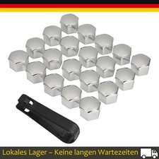 17mm für Radbolzen Radschrauben Radmuttern FÜR AUDI FÜR Skoda Bolzen Kappen Set