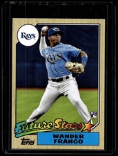 2022 Topps Oversized 1987 Future Stars Box Topper Wander Franco RC Tampa Bay