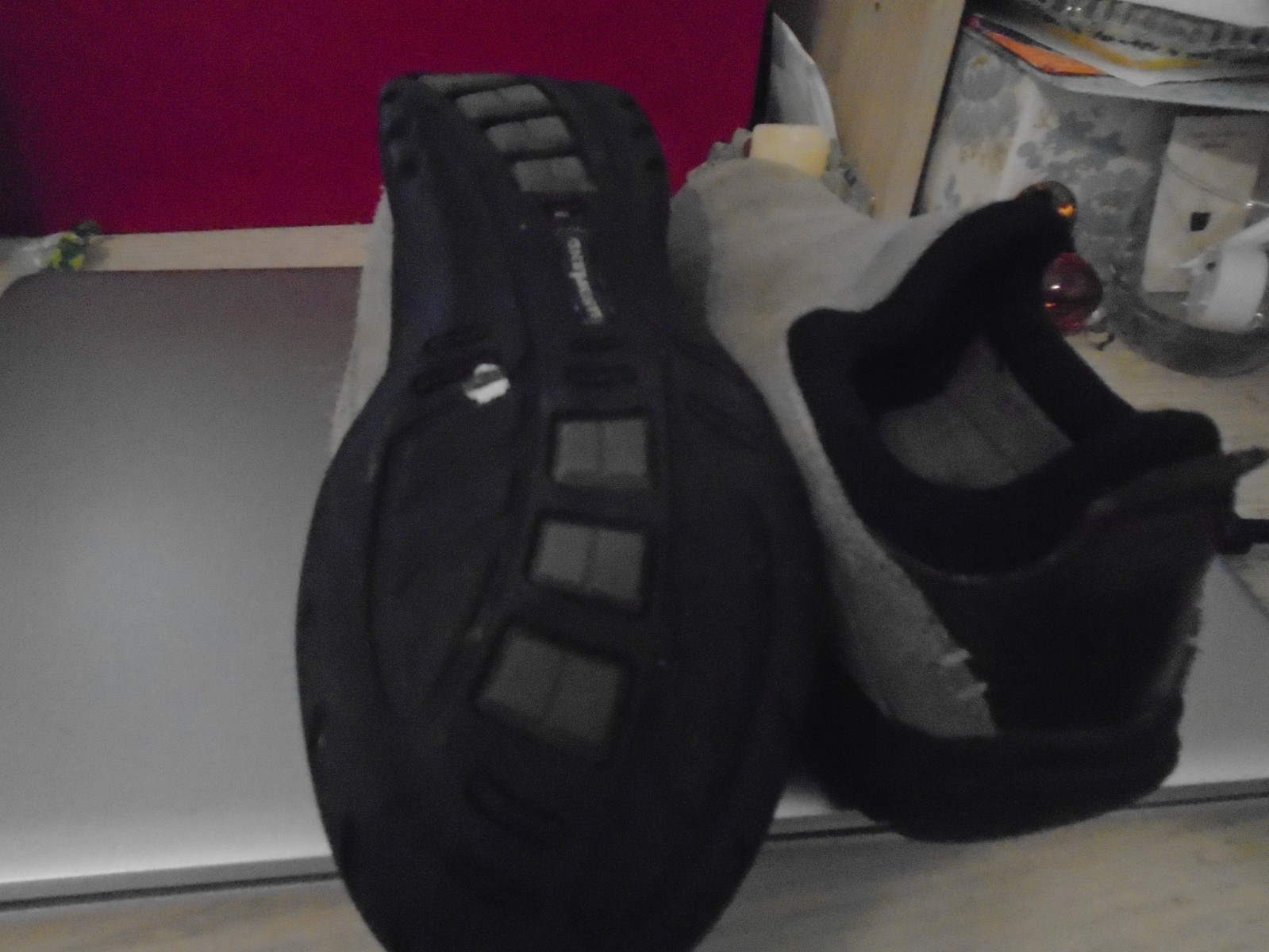 Land's End Womens' Gray Buff Slip Ons, Size 7, in great shape and clean