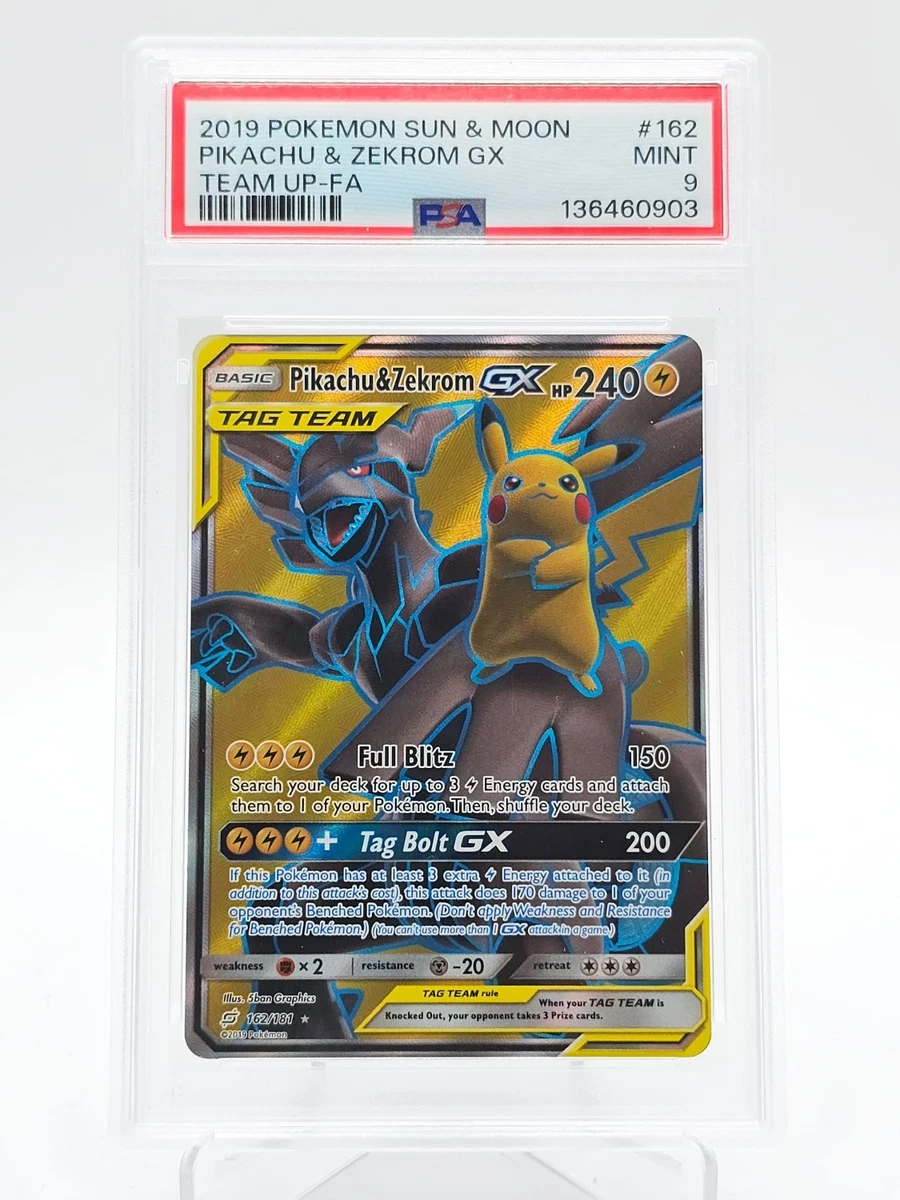 Pikachu & Zekrom GX 162/181 Sm-Team Up for sale | eBay