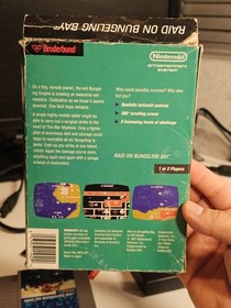 Raid on Bungeling Bay (Nintendo NES Broderbund 1987) CIB Complete Box & Manual