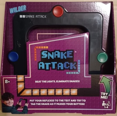 Snake Attack - Handheld Elektronisches Licht Reaktionsspiel. kostenloser Versand 