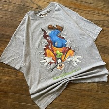 Vintage Disney Goofy Breakthrough Double Sided Graphic T-Shirt XL Disney World
