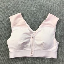 Tommie Copper Sports Bra Womens Small Zip Front Shoulder Support Activewear Gym