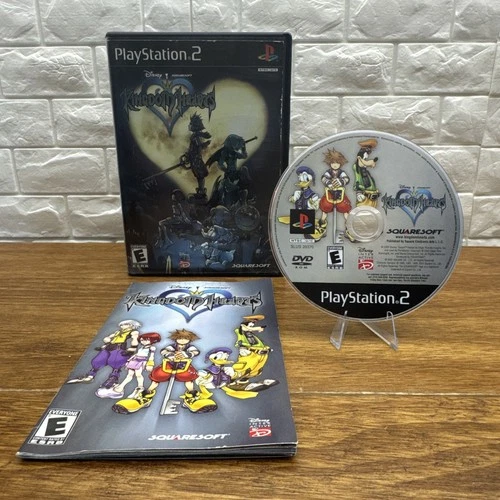Kingdom Hearts (PlayStation 2 PS2, 2002) CIB w/Reg Card Tested Working
