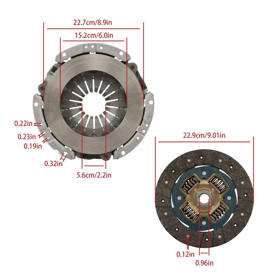 Transmission Clutch Kit For Subaru Legacy 2010-2017 Forester Crosstrek Outback Foto 2 de 4