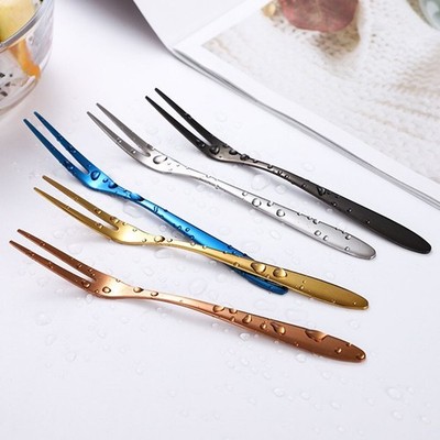 Mini Snack Gabel 6er Set Edelstahl perfekt f??r Desserts und Sushi