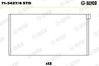 1X Glyco 71-3427/6 STD Pleuellager FüR Porsche