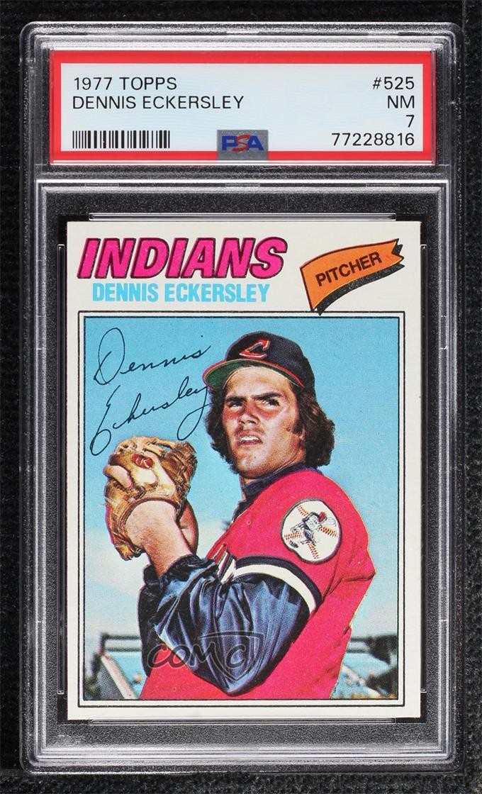 1977 Topps Dennis Eckersley #525 PSA 7 HOF 0y8e