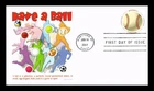 US COVER BASEBALL HAVE A BALL FIRST DAY ISSUE PANDA CACHET