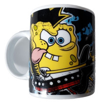 Spongebob Sammeltasse, Tasse, Kaffee Becher, 250ml gelb-schwarz guter Zustand