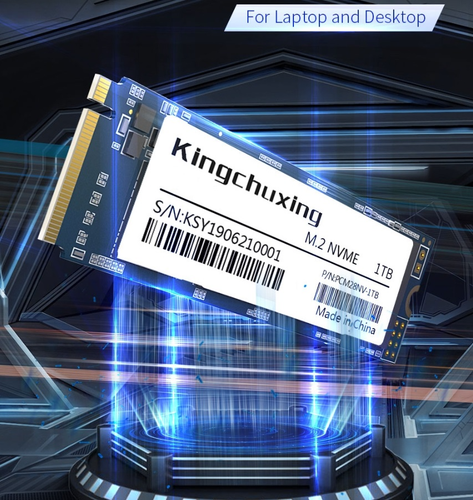 Unidad interna de estado sólido Kingchuxing 512 GB M.2 NVMe 2280 PCIe computadora SSD - Imagen 11 de 13