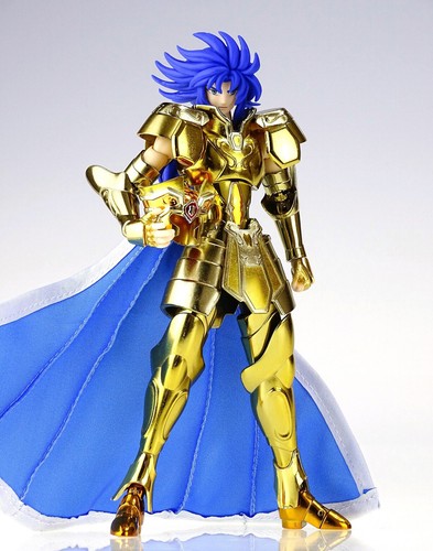 Figurine Saint Seiya Myth Cloth Gemini Saga (Grand Pape) Bandai - Occasion Non Ouverte, Tissu Doré