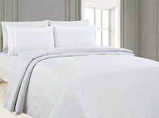 6 piece Sheet Set with Embroidered Pillowcases - Clearwater Squares