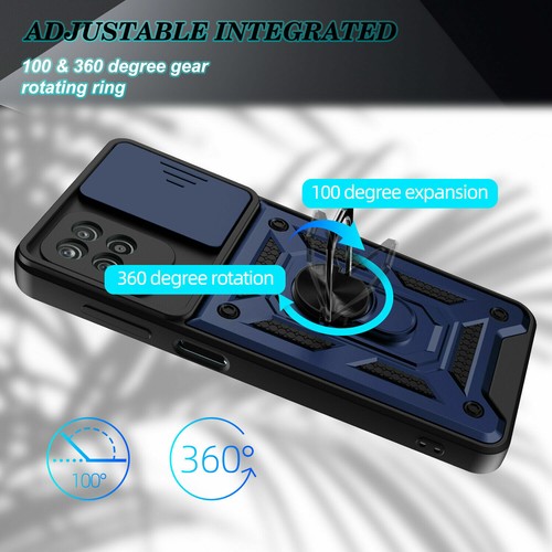 For Samsung A16 A36 A56 A15 A55 A14 A54 A33 A53 Shockproof Case Ring Stand Cover - Picture 29 of 56