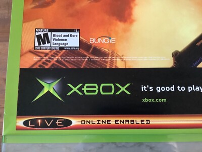 Halo2 タペストリー マスターチーフ Xbox 非売品 Xbox Microsoft Halo 2 Extremely rare Promo Poster Nice