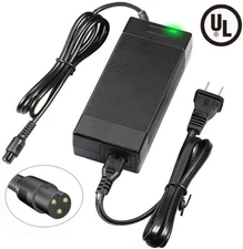UL 42V 2A Power Adapter 3-Prong Lithium Battery Charger