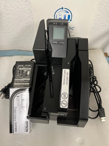 Epson TM-S2000II-MJ Multi-Feed InkJet Check Scanner M351B complete - Picture 5 of 6