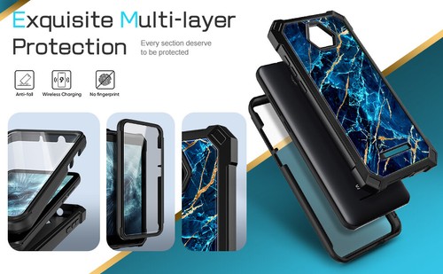 Funda protectora de teléfono de cuerpo completo para Schok Volt SV55 con protector de pantalla incorporado - Imagen 11 de 56