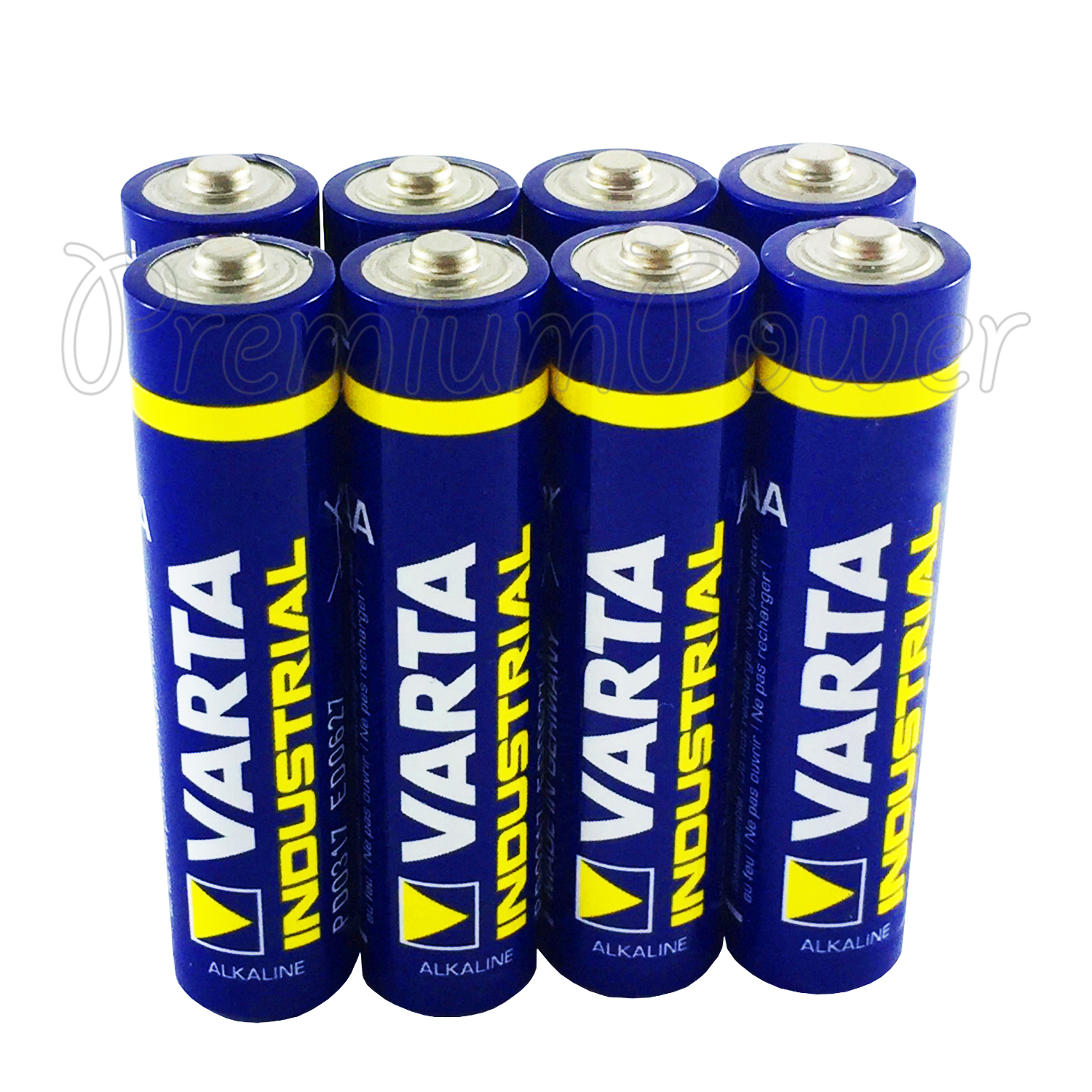 8 Varta AAA Alkaline Industrial LR03 MN2400 Batteries with Free Shipping-image